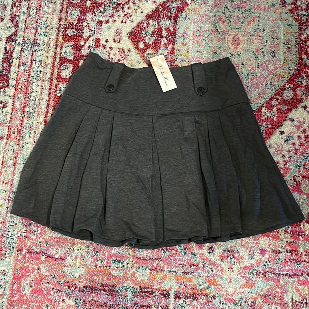 NWT! Pleated Skirt Gray uniform cosplay
